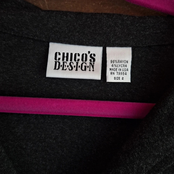 Chico's Design Button Up Cardigan Size Large 12 - Picture 5 of 6